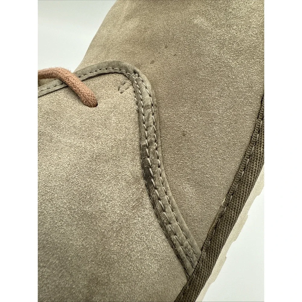Size 10 Mens UGG Maksim Tamarind Ankle Chukka Suede Wool House Shoes Boots Used